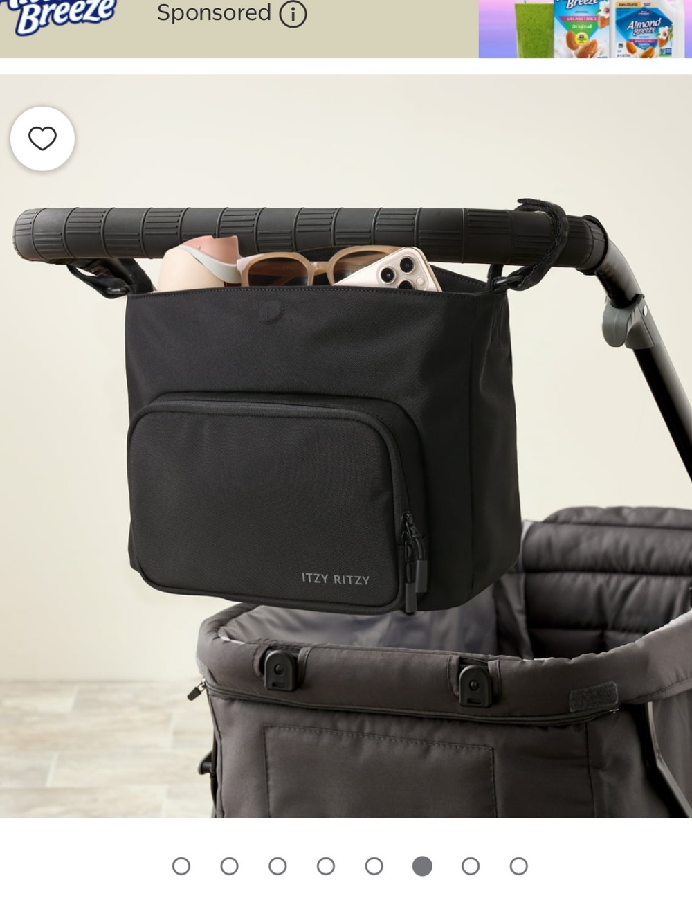 Itzy Ritzy Belong Cargo Caddy in Black NWT - Picture 4 of 6